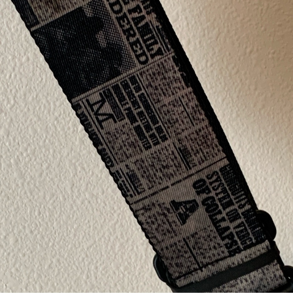 Harry Potter x Buckle-Down Guitar Strap Nylon Adjustable RARE NWT Newspaper USA - Picture 5 of 16